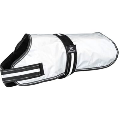 Knuffelwuff Manteau pour chien entièrement réfléchissant 70 cm – Manteau chaud avec fermeture Velcro pour chiens de petite, moyenne et grande taille – Imperméable et coupe-vent – Gilet de sécurité - Publicité Knuffelwuff Manteau pour chien entièrement réfléchissant 70 cm – Manteau chaud avec fermeture Velcro pour chiens de petite, moyenne et grande taille – Imperméable et coupe-vent – Gilet de sécurité - Publicité