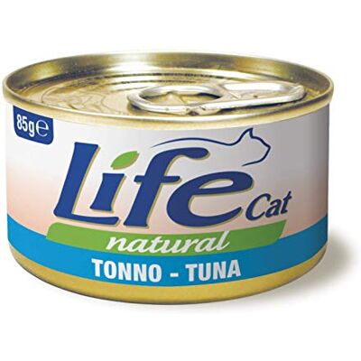 Nourriture humide naturelle pour chats LIFECAT - Boîtes 85g - Publicité Nourriture humide naturelle pour chats LIFECAT - Boîtes 85g - Publicité