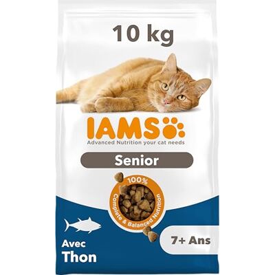 Nourriture pour chats Senior 7+ au thon - 20kg - Publicité Nourriture pour chats Senior 7+ au thon - 20kg - Publicité