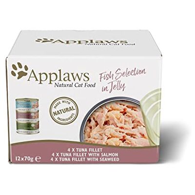 Applaws Natural Wet Cat Food Fish Selection in Jelly (Pack of 12 x 70g Tins) - Publicité Applaws Natural Wet Cat Food Fish Selection in Jelly (Pack of 12 x 70g Tins) - Publicité