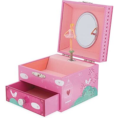Ulysse COFFRE MUSICAL CAGE AUX OISEAUX AVEC TIROIR – MELODIE CINDERELLA’S FREAMS OF THE BALL (Prokofiev) – Couleurs d’Enfance 9510 - Publicité Ulysse COFFRE MUSICAL CAGE AUX OISEAUX AVEC TIROIR – MELODIE CINDERELLA’S FREAMS OF THE BALL (Prokofiev) – Couleurs d’Enfance 9510 - Publicité