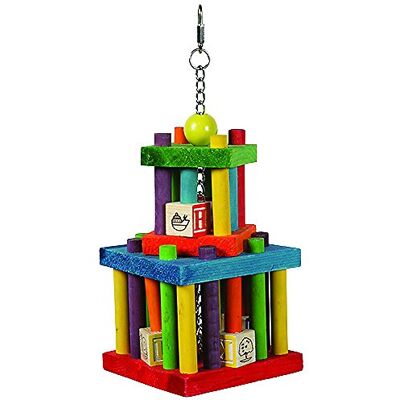 HAPPYPET Happy pet Labyrinthe de Blocs de Construction pour Perroquet - Publicité HAPPYPET Happy pet Labyrinthe de Blocs de Construction pour Perroquet - Publicité