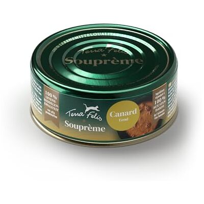 Terra Felis Souprème Canard 70g I Soupe pour Chat sans Sucre Haute Acceptation Aliments pour Chats 1re qualité 100% aux Standards de l’Alimentation Humaine I Nourriture complémentaire - Publicité Terra Felis Souprème Canard 70g I Soupe pour Chat sans Sucre Haute Acceptation Aliments pour Chats 1re qualité 100% aux Standards de l’Alimentation Humaine I Nourriture complémentaire - Publicité