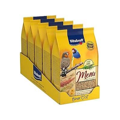 Vitakraft - Modèle - Nourriture complète pour oiseaux exotiques - 5x900g - Publicité Vitakraft - Modèle - Nourriture complète pour oiseaux exotiques - 5x900g - Publicité