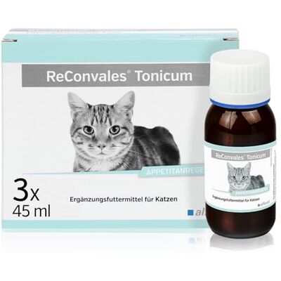 Reconvales Tonic pour Chats - Support Appétit & Hydratation - Publicité Reconvales Tonic pour Chats - Support Appétit & Hydratation - Publicité