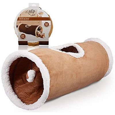 ALL FOR PAWS Tunnel Pliable pour Chat, Jouet Amusant pour Lapins, Chatons et Chiens (66 cm) - Publicité ALL FOR PAWS Tunnel Pliable pour Chat, Jouet Amusant pour Lapins, Chatons et Chiens (66 cm) - Publicité