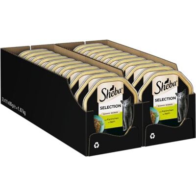 Sheba Nourriture Humide Sélection en Sauce avec Lapin - Nourriture pour Chats - Publicité Sheba Nourriture Humide Sélection en Sauce avec Lapin - Nourriture pour Chats - Publicité
