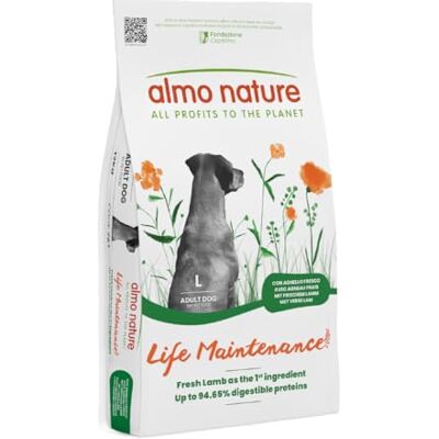 almo nature Life Maintenance Croquettes pour Chien L à l’Agneau 12 kg – Aliment Complet pour Chiens Adultes de Grande Taille - Publicité almo nature Life Maintenance Croquettes pour Chien L à l’Agneau 12 kg – Aliment Complet pour Chiens Adultes de Grande Taille - Publicité