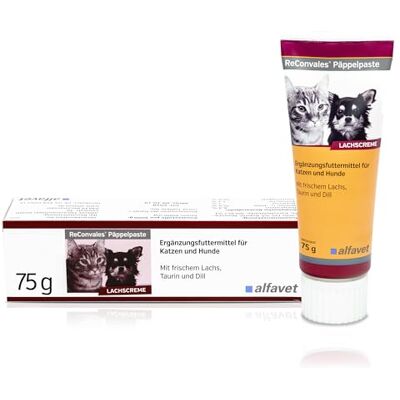 Reconvales Pâte de Saumon pour Chiens et Chats - Pâte pour Animaux - Publicité Reconvales Pâte de Saumon pour Chiens et Chats - Pâte pour Animaux - Publicité