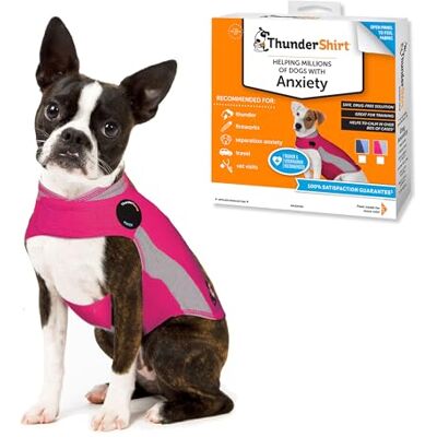 ThunderShirt Grand 19-29kg Rose Gilet Calmant pour Chiens - Gilet Calmant - Publicité ThunderShirt Grand 19-29kg Rose Gilet Calmant pour Chiens - Gilet Calmant - Publicité