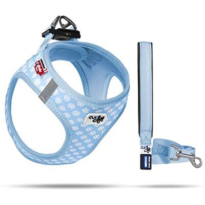 Ensemble pour chiots Curli en bleu avec harnais et laisse - XXXS - Publicité Ensemble pour chiots Curli en bleu avec harnais et laisse - XXXS - Publicité