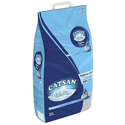 Catsan - Hygiene - 20L - Contrôle des odeurs - Non agglomérant - Litière pour chats - Publicité Catsan - Hygiene - 20L - Contrôle des odeurs - Non agglomérant - Litière pour chats - Publicité