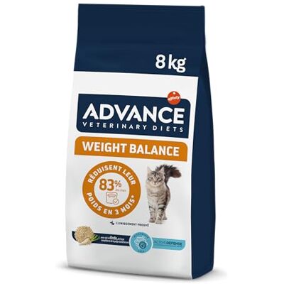 affinity ADVANCE VETERINARY DIETS Advance Advance Veterinary Diets Weight Balance Croquettes pour Chats avec des Problèmes de surcharge pondérale 8 kg - Publicité affinity ADVANCE VETERINARY DIETS Advance Advance Veterinary Diets Weight Balance Croquettes pour Chats avec des Problèmes de surcharge pondérale 8 kg - Publicité