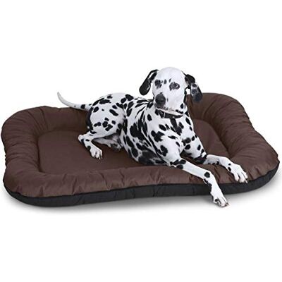 Knuffelwuff panier chien, lit pour chien, coussin, corbeille pour chien Lucky In et Outdoor, imperméable, marron XXL 120 x 85cm - Publicité Knuffelwuff panier chien, lit pour chien, coussin, corbeille pour chien Lucky In et Outdoor, imperméable, marron XXL 120 x 85cm - Publicité