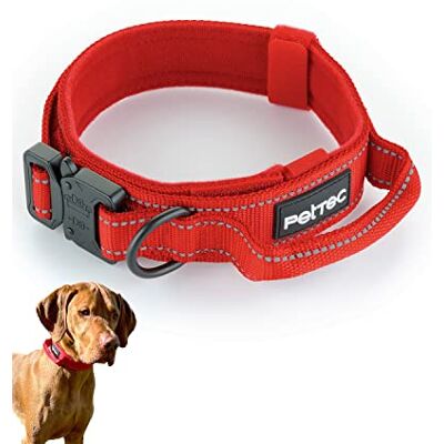 PetTec Néoprène-Nylon Refletissant - Couleur rouge - Taille XL (61-71 cm) - Collier pour chien - Publicité PetTec Néoprène-Nylon Refletissant - Couleur rouge - Taille XL (61-71 cm) - Collier pour chien - Publicité