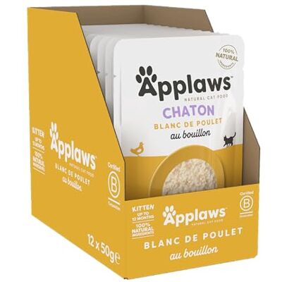 Applaws Pochnes de Poulet pour Chatons - Nourriture pour Chats - Publicité Applaws Pochnes de Poulet pour Chatons - Nourriture pour Chats - Publicité