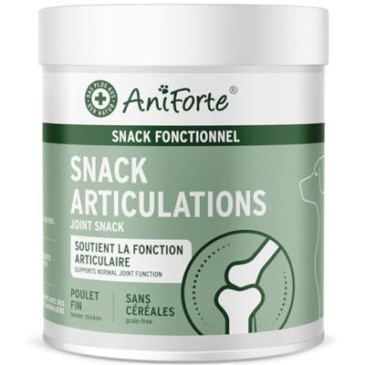 AniForte Snack Articulations, Friandise pour Chiens 300 g avec moules aux lèvres Vertes pour Les articulations, Snack Fonctionnel comme Alternative aux comprimés - Publicité AniForte Snack Articulations, Friandise pour Chiens 300 g avec moules aux lèvres Vertes pour Les articulations, Snack Fonctionnel comme Alternative aux comprimés - Publicité