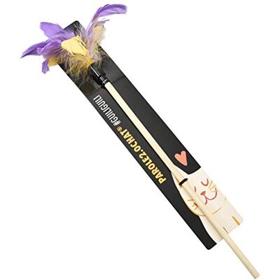 Vitakraft Parole de Chat Jouet Plumeau pour Chat Couleur Aléatoire - Publicité Vitakraft Parole de Chat Jouet Plumeau pour Chat Couleur Aléatoire - Publicité