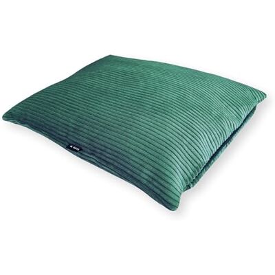 4L Textil Molly Coussin pour chien en velours côtelé lavable avec housse, coussin pour chien Coussin en velours côtelé (120 x 100 cm, vert à rayures) - Publicité 4L Textil Molly Coussin pour chien en velours côtelé lavable avec housse, coussin pour chien Coussin en velours côtelé (120 x 100 cm, vert à rayures) - Publicité