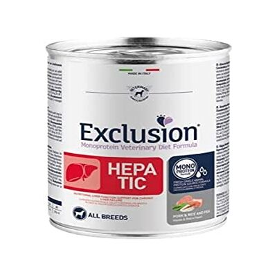 Nourriture pour chiens support hépatique Exclusion - Toutes races, 400g - Publicité Nourriture pour chiens support hépatique Exclusion - Toutes races, 400g - Publicité