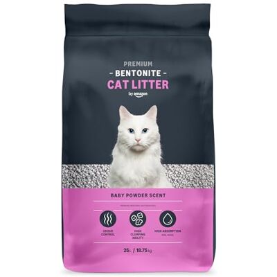 Litière pour chat Lifelong en bentonite - Parfum talc bébé - 25L - Publicité Litière pour chat Lifelong en bentonite - Parfum talc bébé - 25L - Publicité