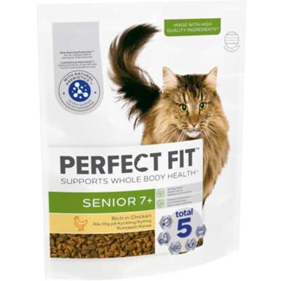Perfect Fit - Senior 7+ Croquettes sèches pour chats - Riche en poulet - Publicité Perfect Fit - Senior 7+ Croquettes sèches pour chats - Riche en poulet - Publicité