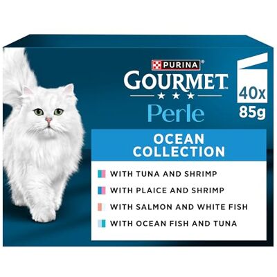 Purina Gourmet Perle Ocean 40x85g Aliments pour chats - Publicité Purina Gourmet Perle Ocean 40x85g Aliments pour chats - Publicité