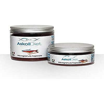 Askoll 280500 Alimentation pour Poissons Microgranule Tropical, M - Publicité Askoll 280500 Alimentation pour Poissons Microgranule Tropical, M - Publicité