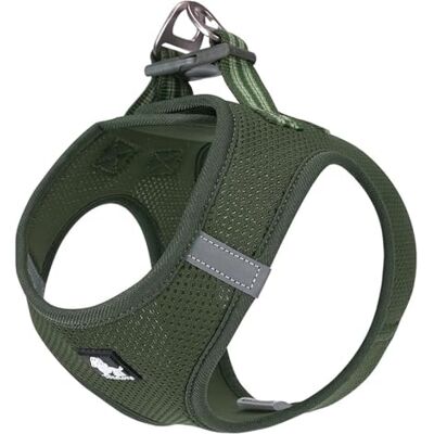 TRUE LOVE Harnais pour Chien Soft Air Mesh Gilet réfléchissant réglable pour Animaux de Compagnie pour Petites et Moyennes Races (XXS, Vert) - Publicité TRUE LOVE Harnais pour Chien Soft Air Mesh Gilet réfléchissant réglable pour Animaux de Compagnie pour Petites et Moyennes Races (XXS, Vert) - Publicité