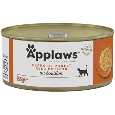 Nourriture humide pour chat au poulet et citrouille Applaws - Nourriture humide - Publicité Nourriture humide pour chat au poulet et citrouille Applaws - Nourriture humide - Publicité