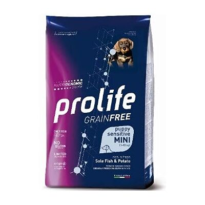 PROLIFE Nourriture Chien Sogliola & Pommes de Terre - Sensible Mini - 7kg - Publicité PROLIFE Nourriture Chien Sogliola & Pommes de Terre - Sensible Mini - 7kg - Publicité