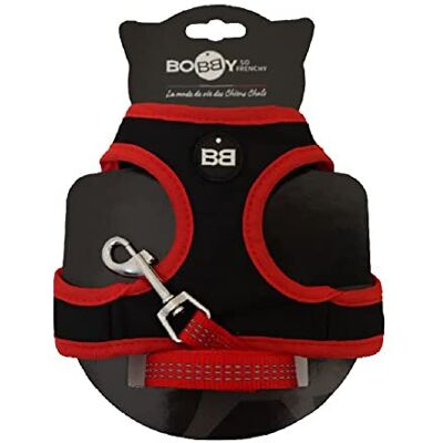 Bobby Harnais pour Chat avec Laisse, Réglable, Réfléchissant, Rouge, Taille Unique pour Chats de 3 à 6 kg - Publicité Bobby Harnais pour Chat avec Laisse, Réglable, Réfléchissant, Rouge, Taille Unique pour Chats de 3 à 6 kg - Publicité