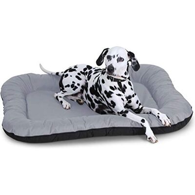 Knuffelwuff panier chien, lit pour chien, coussin, corbeille pour chien Lucky In et Outdoor, imperméable, gris XXL 120 x 85cm - Publicité Knuffelwuff panier chien, lit pour chien, coussin, corbeille pour chien Lucky In et Outdoor, imperméable, gris XXL 120 x 85cm - Publicité