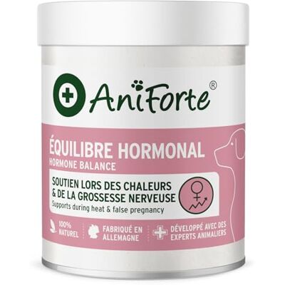 AniForte Hormon Balance 80 g – Régulation Hormonale Chienne Complément Naturel pour Chaleurs, Cycle Irrégulier & Gestation Nerveuse - Publicité AniForte Hormon Balance 80 g – Régulation Hormonale Chienne Complément Naturel pour Chaleurs, Cycle Irrégulier & Gestation Nerveuse - Publicité