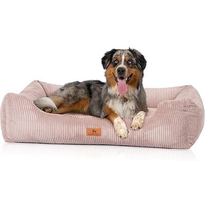 Knuffelwuff Lit pour Chien en Velours côtelé avec Personnage tissé à la Main Olivia M-L, 85 x 63 cm, Rose, Housse Amovible, Lavable, pour Chiens de Grande, Moyenne et Petite Taille - Publicité Knuffelwuff Lit pour Chien en Velours côtelé avec Personnage tissé à la Main Olivia M-L, 85 x 63 cm, Rose, Housse Amovible, Lavable, pour Chiens de Grande, Moyenne et Petite Taille - Publicité