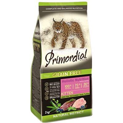 Nourriture pour Chat Adulte Primordial Canard & Dinde 2 KG - Publicité Nourriture pour Chat Adulte Primordial Canard & Dinde 2 KG - Publicité