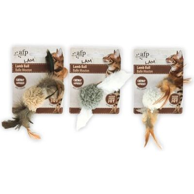 ALL FOR PAWS Jouet Lamb Cat en Forme de Boule, 5 cm - Publicité ALL FOR PAWS Jouet Lamb Cat en Forme de Boule, 5 cm - Publicité
