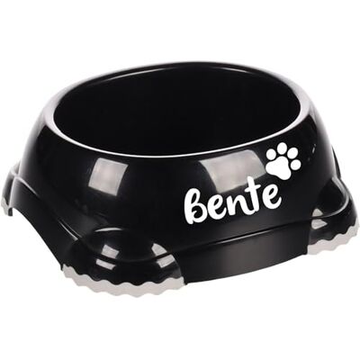 Mainely Personnalisable Bol pour Chien en Plastique Leno Classic 300ml (S) Noir – antidérapant & Compatible Lave-Vaisselle – pour Petits Chiens – personnalisé avec prénom – Petslino - Publicité Mainely Personnalisable Bol pour Chien en Plastique Leno Classic 300ml (S) Noir – antidérapant & Compatible Lave-Vaisselle – pour Petits Chiens – personnalisé avec prénom – Petslino - Publicité