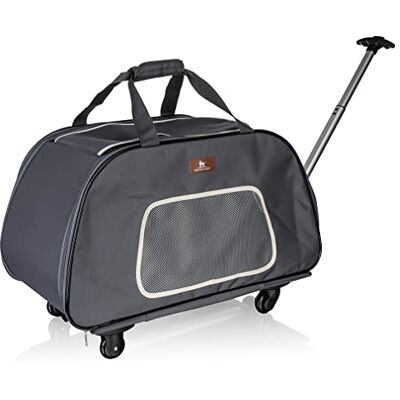 Knuffelwuff Chariot de transport pliable pour chien avec poignée S 56 x 35 x 33 cm - Publicité Knuffelwuff Chariot de transport pliable pour chien avec poignée S 56 x 35 x 33 cm - Publicité