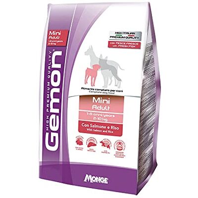 Monge Gemon Mini Adult au Saumon et Riz 3 Kg - 2+ sacs - Publicité Monge Gemon Mini Adult au Saumon et Riz 3 Kg - 2+ sacs - Publicité