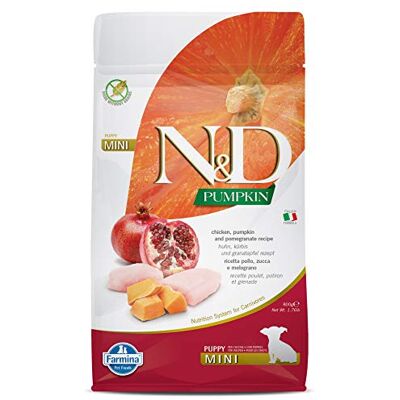 Farmina N&D Pumpkin Dog Chicken & Pomegranate Puppy Mini 800 GR - Publicité Farmina N&D Pumpkin Dog Chicken & Pomegranate Puppy Mini 800 GR - Publicité