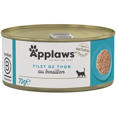Nourriture humide pour chat au thon - Applaws - Publicité Nourriture humide pour chat au thon - Applaws - Publicité