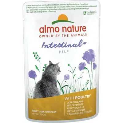 almo nature Functional Intestinal Help Nourriture Humide pour Chats Adultes et Matures avec Sensibilité Intestinale à la Volaille Soutien pour Le Microbiote 70g (Lot de 30) - Publicité almo nature Functional Intestinal Help Nourriture Humide pour Chats Adultes et Matures avec Sensibilité Intestinale à la Volaille Soutien pour Le Microbiote 70g (Lot de 30) - Publicité