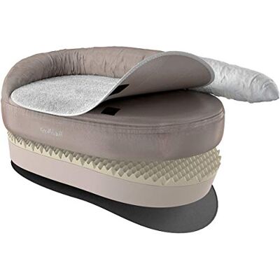 Knuffelwuff Panier orthopédique pour chien lit pour chien Jessy beige 100 x 65cm - Publicité Knuffelwuff Panier orthopédique pour chien lit pour chien Jessy beige 100 x 65cm - Publicité