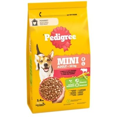Pedigree Mini Adult Bœuf et Légumes - Nourriture pour chiens - Publicité Pedigree Mini Adult Bœuf et Légumes - Nourriture pour chiens - Publicité