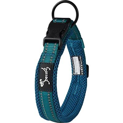 PETTOM Collier pour Chien, Collier Réglable et Rembourré pour Chien Gros Moyen Petit avec Bande Réfléchissante(Bleu XS) - Publicité PETTOM Collier pour Chien, Collier Réglable et Rembourré pour Chien Gros Moyen Petit avec Bande Réfléchissante(Bleu XS) - Publicité