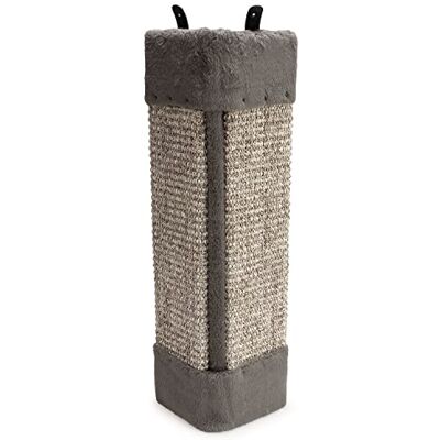 Arquivet Grattoir d'angle Gris pour Chats 12 x 12 x 49 cm, Gris, 5050 - Publicité Arquivet Grattoir d'angle Gris pour Chats 12 x 12 x 49 cm, Gris, 5050 - Publicité