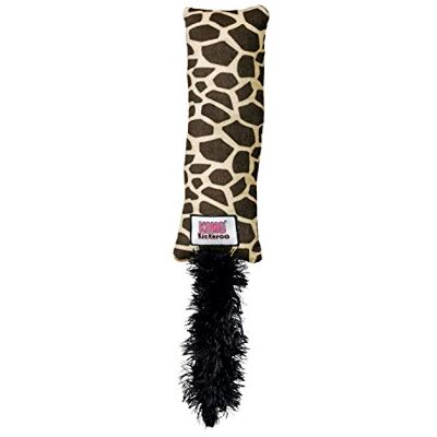 KONG - Kickeroo - Herbe à chat - Motif girafe - Jouet pour chat - Publicité KONG - Kickeroo - Herbe à chat - Motif girafe - Jouet pour chat - Publicité