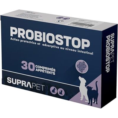 Suprapet Probiostop 30 comprimés - Complément alimentaire - Publicité Suprapet Probiostop 30 comprimés - Complément alimentaire - Publicité