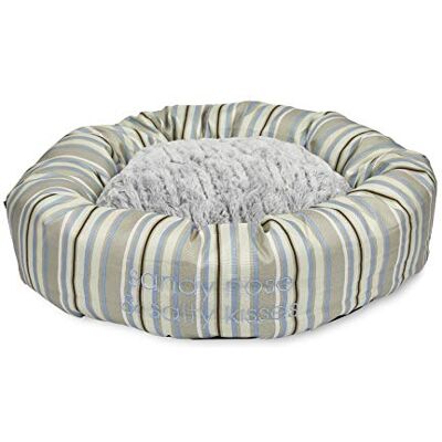 Petface - Sandpiper Stripe Round - Petit - Dog Bed - Publicité Petface - Sandpiper Stripe Round - Petit - Dog Bed - Publicité